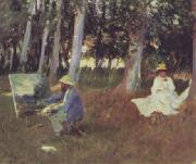 John Singer Sargent Monet Painting oil